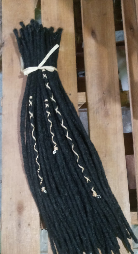 Conjunto 50 Dreads Removíveis