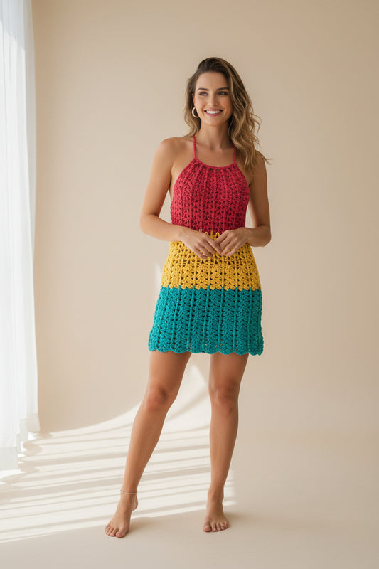 Mini vestido reggae