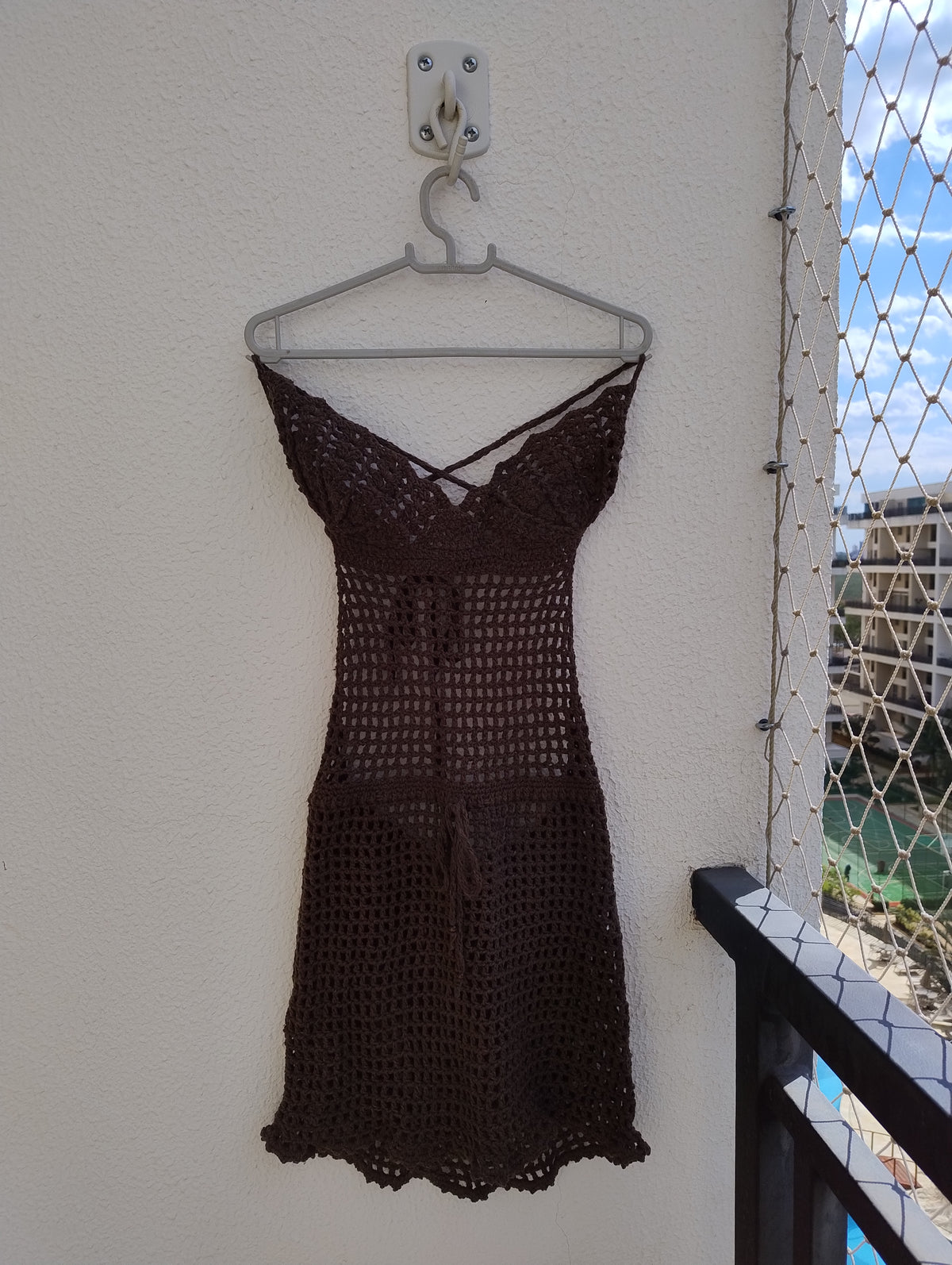 Vestido/saída de praia Sereia 🧜🏼‍♀️ Marrom