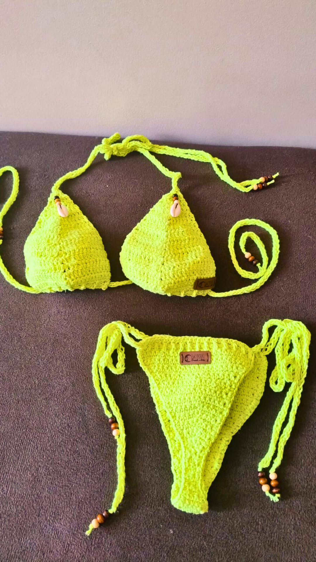 Biquini de Croché - Verde Vibrante - Image 2